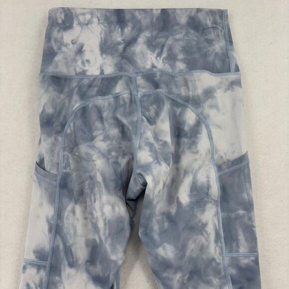 Offline by Aerie Hugger High Rise Legging Size M Blue Tie Dye Long Inseam - Picture 3 of 10